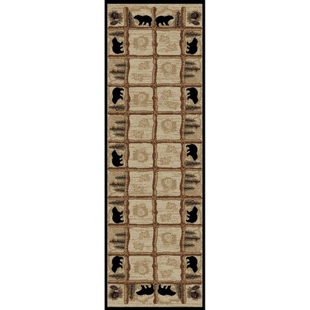 Sleep Ez 2 ft. 3 in. x 7 ft. 7 in. Hearthside Toccoa Area Rug, Multi Color SL2621685